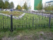 Газонное ограждение кованое №71 в Екатеринбурге фото

