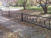 Газонное ограждение кованое №70 в Екатеринбурге фото
