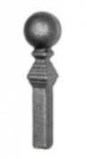 18207 Наконечник стальной литой 2.5x9.4 см, основание 15 мм в Екатеринбурге фото
