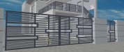 ворота в стиле лофт 5 в Екатеринбурге фото
