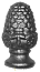 18185 Наконечник стальной литой 6.4x11.3 см, основание 55 мм