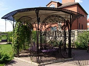 Кованая беседка №48 в Екатеринбурге фото
