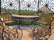 Кованая беседка №59 в Екатеринбурге фото

