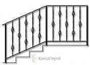 Кованые перила №3 в Екатеринбурге фото
