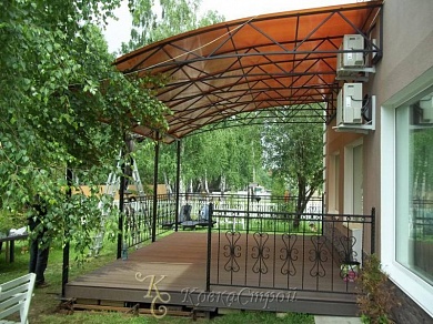 Навес, примыкающий к дому, №44 в Екатеринбурге фото