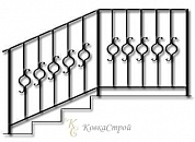 Кованые перила №5 в Екатеринбурге фото
