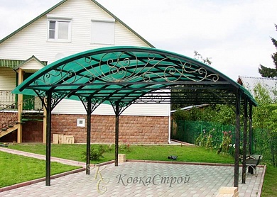 Навес для автомобиля №153 в Екатеринбурге фото