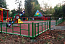 Газонное ограждение кованое №50