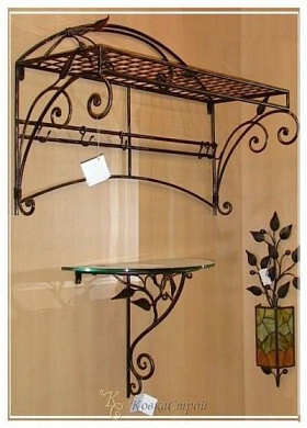 Кованая вешалка №15 в Екатеринбурге фото