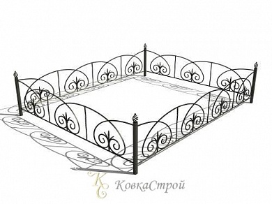 Ритуальная оградка №20 в Екатеринбурге фото
