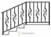 Кованые перила №8 в Екатеринбурге фото
