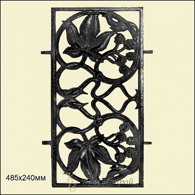 Решетка (чугунное литьё) №33 в Екатеринбурге фото
