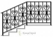 Кованые перила №12 в Екатеринбурге фото
