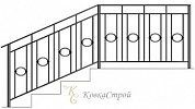 Сварные перила №10 в Екатеринбурге фото
