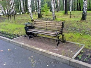 Кованая скамейка №56 в Екатеринбурге фото
