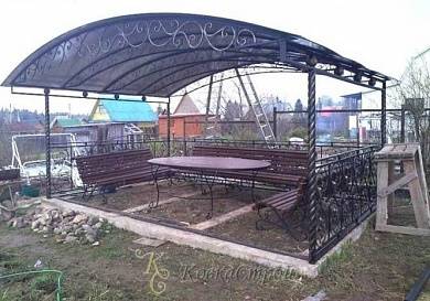 Навес, примыкающий к дому, №58 в Екатеринбурге фото