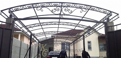 Навес для автомобиля №134 в Екатеринбурге фото